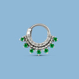 Piercing Emerald Crown