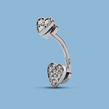 Double Hearts Navel